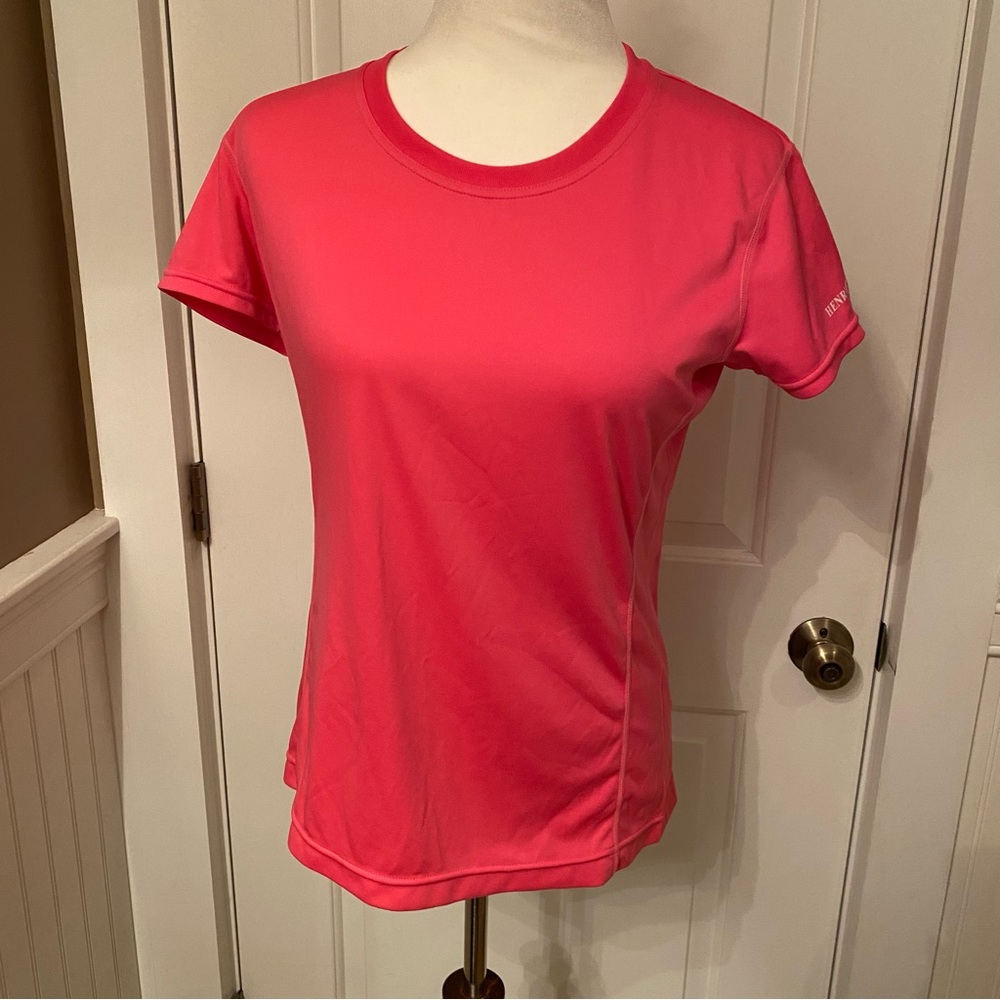 HENRI LLOYD TOP TEE SHORT SLEEVE CREWNECK PINK POLYESTER UV SIZE 3 M